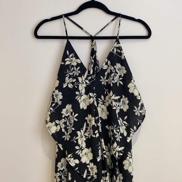 Navy Floral Dress - Picture 2 of 6
